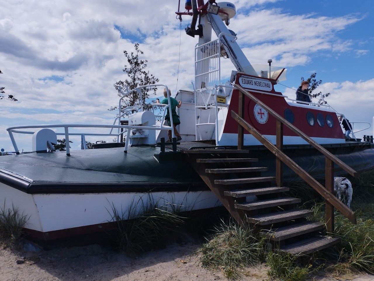 Stellplatz Burgtiefe an Yachthafen
